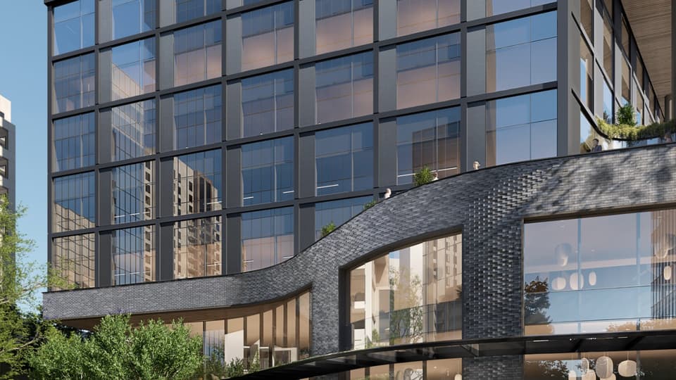 mixed-use office podium
